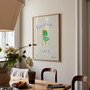 Parisian Cafe Chair Poster - French Summer Editions Art Print by UK artist & illustrator Holly Francesca