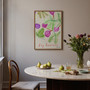 Fig Harvest Poster - Summer Editions Fruit Art Print by UK artist & illustrator Holly Francesca