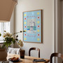 Morning Coffee Ritual Poster - Summer Editions Art Print by UK artist & illustrator Holly Francesca