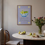 Olive Society Poster - Summer Bowl of Olives Art Print by UK artist & illustrator Holly Francesca