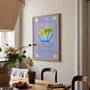 Olive Society Poster - Summer Bowl of Olives Art Print by UK artist & illustrator Holly Francesca