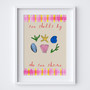 Sea Shells by the Sea Shore Poster - Summer Editions Art Print by UK artist & illustrator Holly Francesca