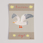 Seagull Seaside Days Poster - Summer Editions Art Print by UK artist & illustrator Holly Francesca