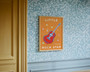 Fun 'Little Rock Star' musical kids art print in bold colours by Wakey Wakey. Created by UK Artist Holly Francesca.