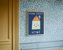 Cute Home Sweet Home nursery art print in bright & bold colours by Wakey Wakey. Created by UK Artist Holly Francesca.