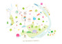 Map of St Margarets and East Twickenham Art Print 
