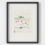 St Michael's Mount, Cornwall Scene Art Print created from an original painting framed