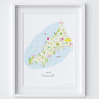 Personalised Map For Mum: Add Her Special Places