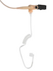Motorola PMLN6445A Beige 2 Wire Surveillance Earpiece for Motorola radios with 2 pin audio connectors