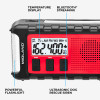 Midland ER310PRO Weather Radio displays the current temperature