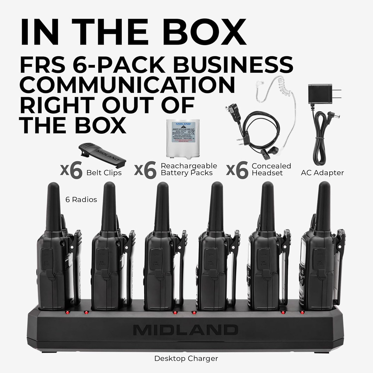 Midland LXT600BBX6 Two Way Radio | Midland LXT600BBX6