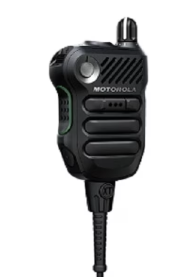 Motorola XVE 500m PMMN4154ABLK Speaker Mic is waterproof
