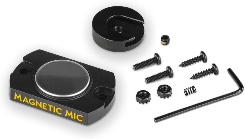 Magnetic Mic includes everything needed for installation