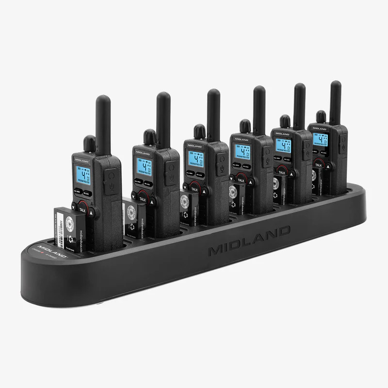 Midland BR180X6BGC 6 Pack with Multi-Charger