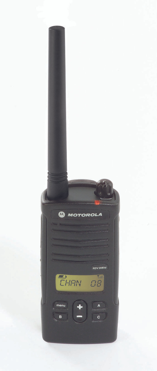 Motorola RDV2080D 2 Watt 8 Channel VHF two way radio