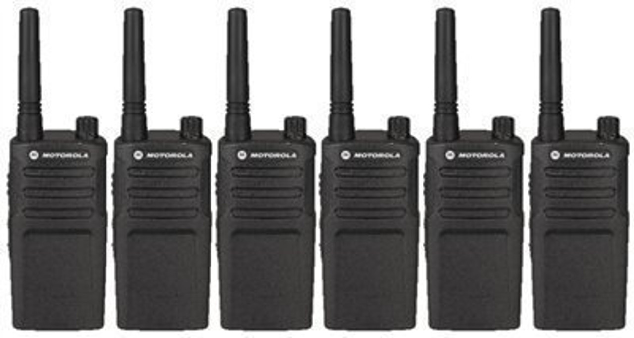 Motorola RMM2050 MURS Two Way Radio Pack of 6
