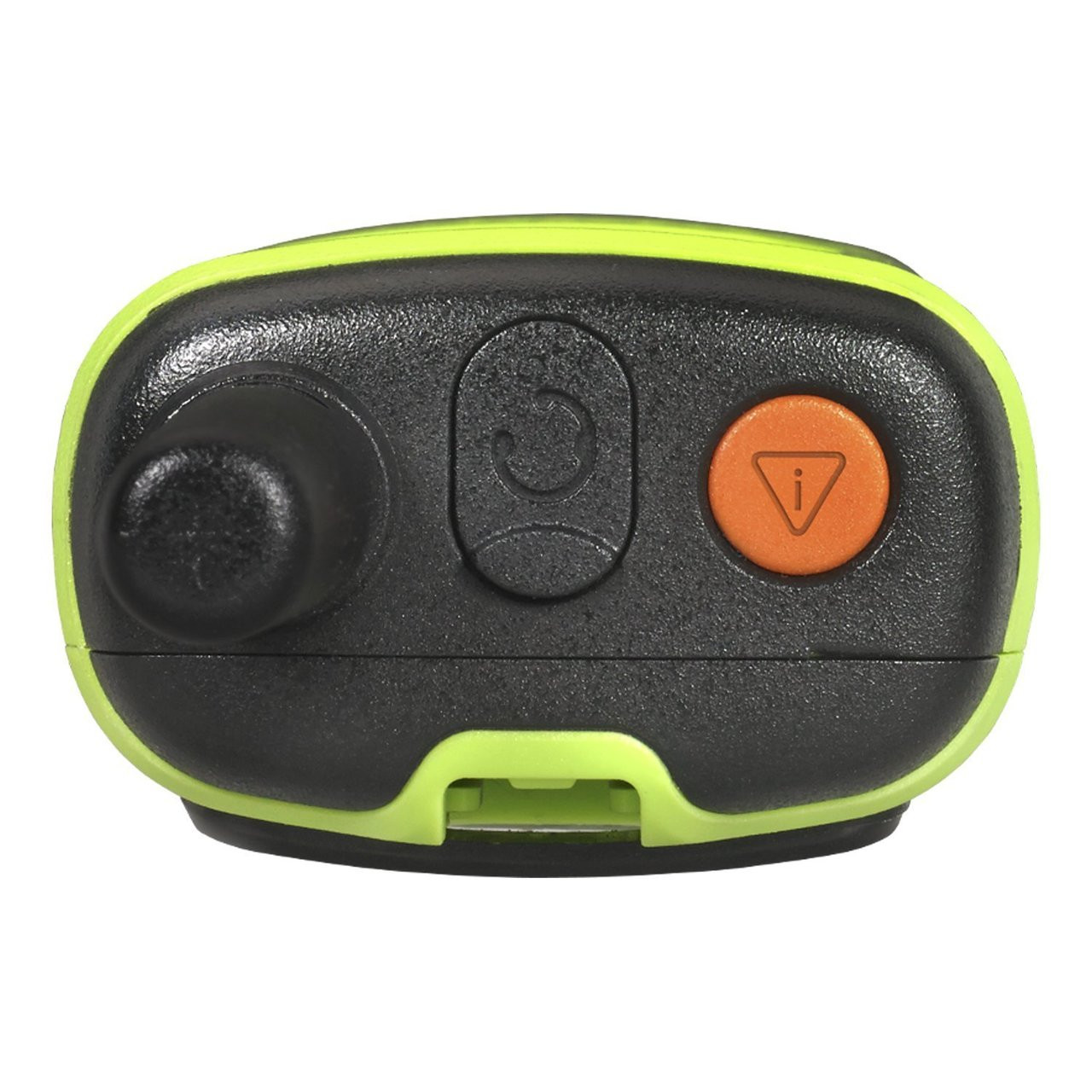 The Motorola T600 Walkie Talkie includes a belt clip with an integrated whistle