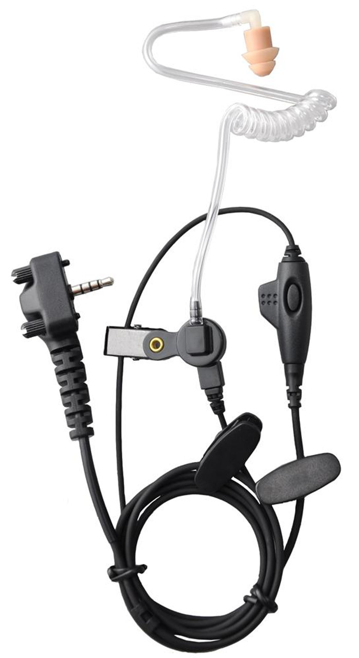 S9500M Single Wire Surveillance Headset for Motorola two way radios with a 2 pin audio connection.