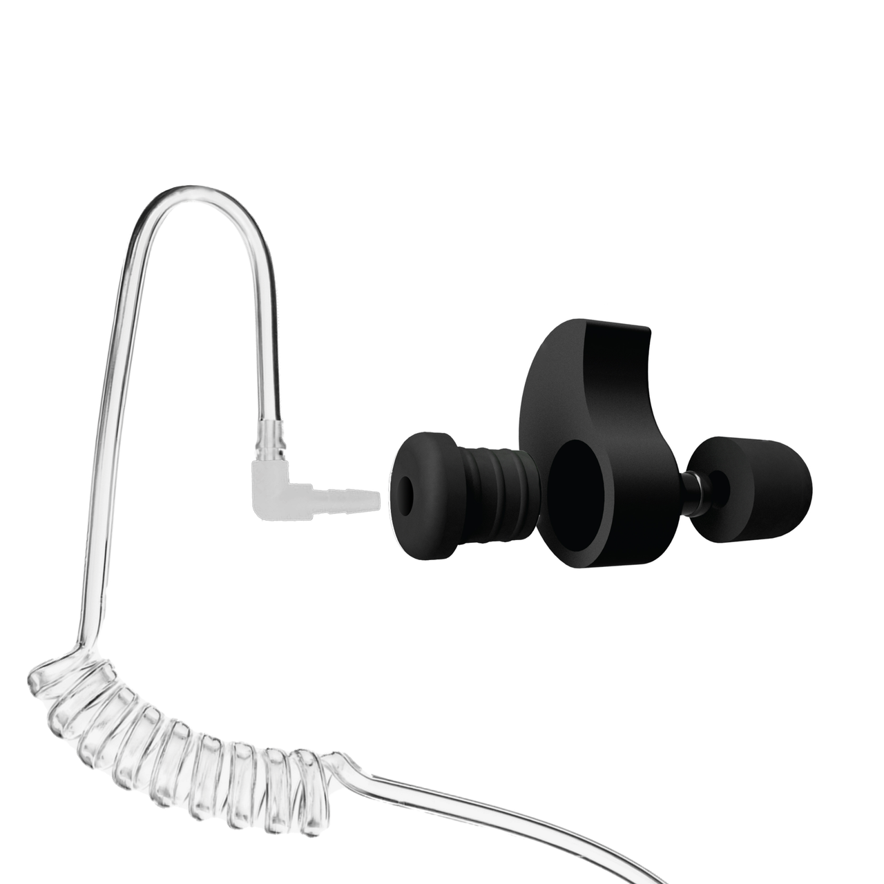 The DECIBULLZ Molded Earplug with Security Adapter has a NRR Reduction Rating of 31