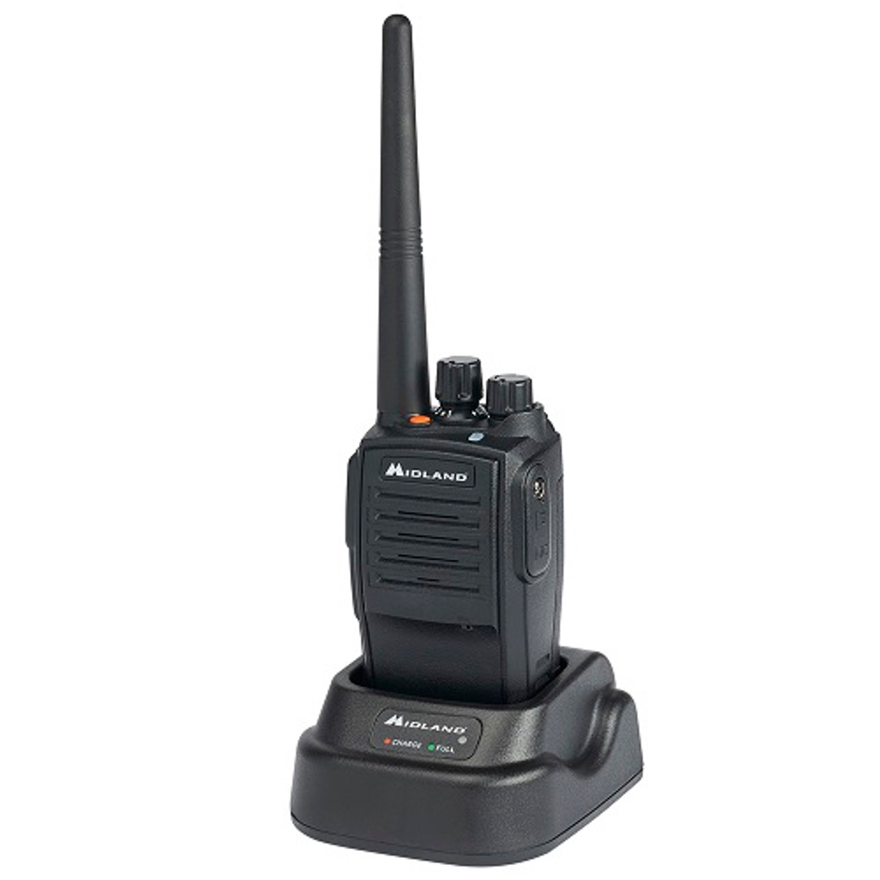 Midland MB400 4 Watt 16 Channel UHF Two Way Radio with Drop In Charging Tray 