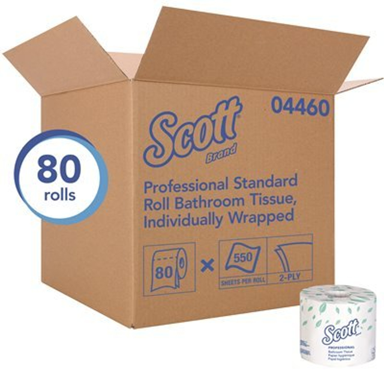 Scott 04460 80 Pack Case of Toilet Paper