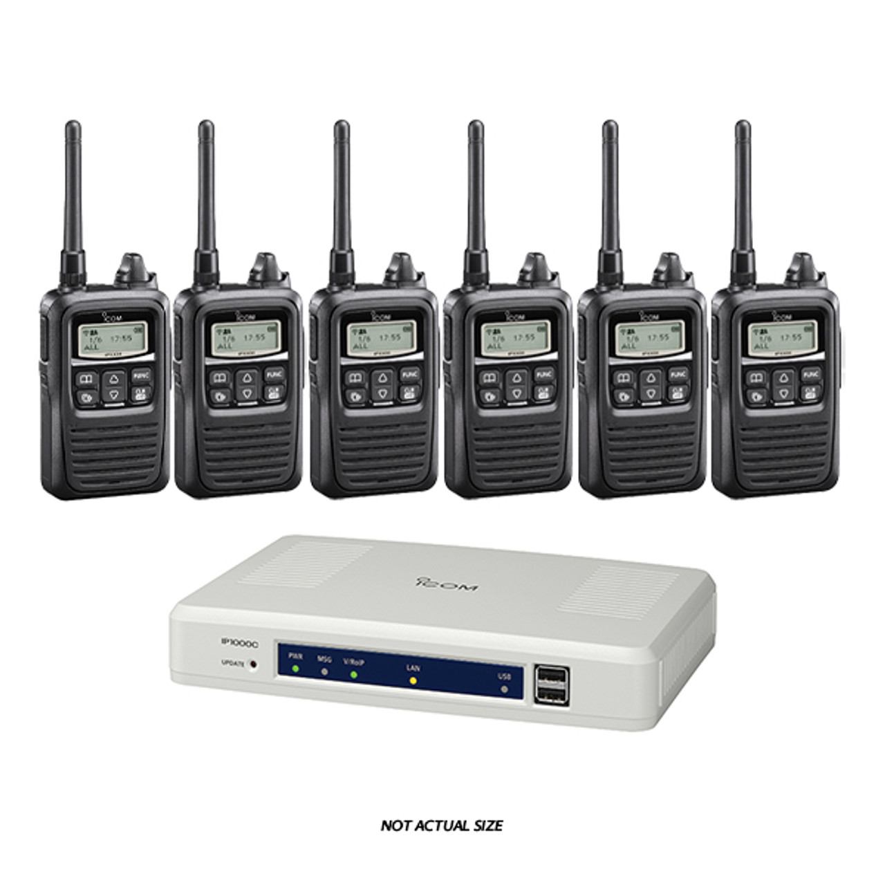 ICOM IP100H Wi-Fi Radio Starter Kit | IP100H | Wi-Fi Walkie Talkie