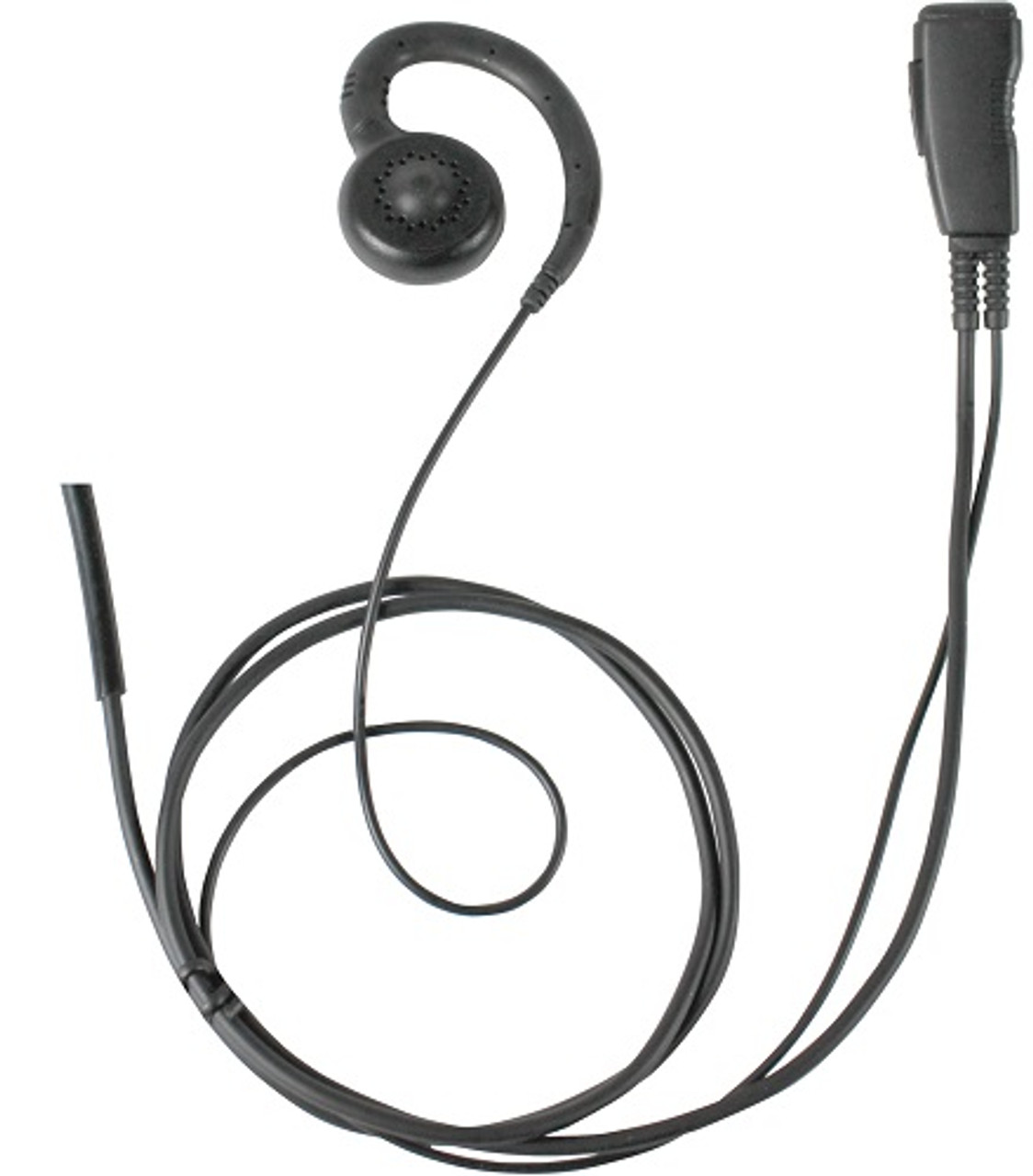 Pryme LMC-1GH-63 C Ring Headset for Motorola Two Way Radios with single pin audio connectors.  