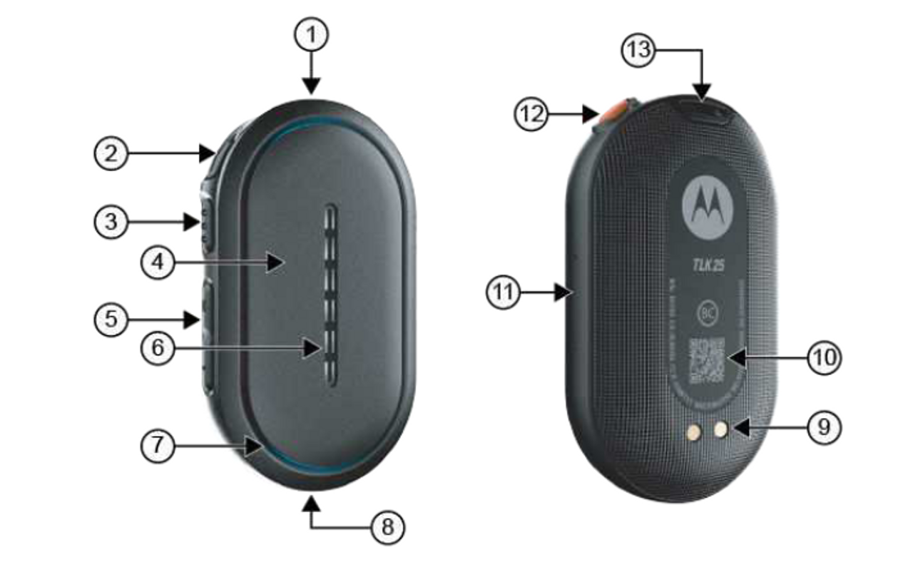 Motorola TLK 25 WiFi Two Way Radio uses your WLAN for limitless coverage.