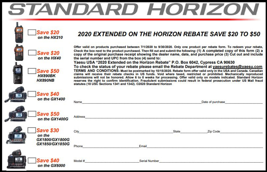 standard-horizon-2nd-quarter-2020-rebate-twowayradiocenter