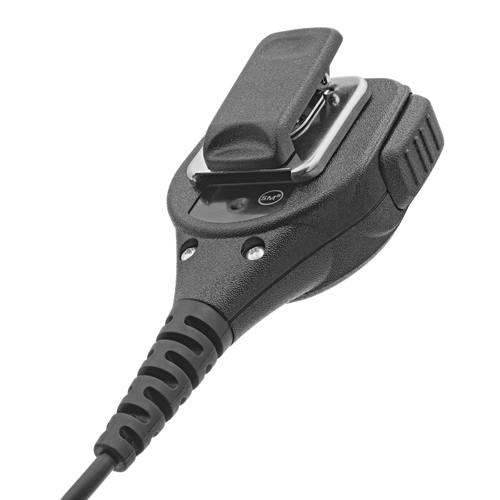 National 2 Way SM6-K Speaker Mic features a swivel belt clip.