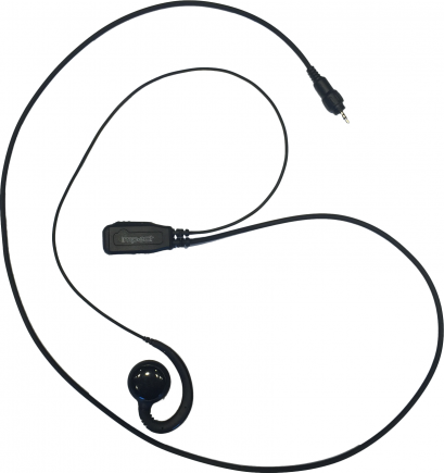 C Ring Headset for Hytera Two Way Radios 