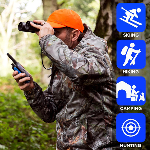 Motorola T800 Talkabout FRS Two Way Radio is water resistant