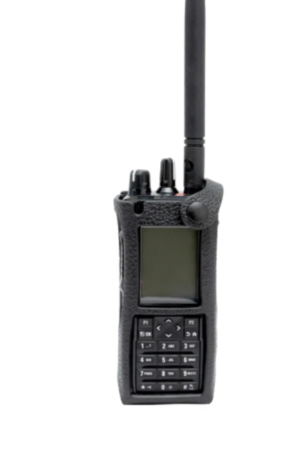 Motorola PMLN8301A Leather Holster for Motorola R7 with full key pad