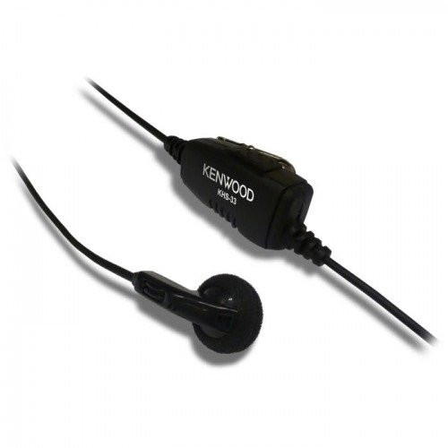 Kenwood KHS-33 Clip Microphone with Earbud for Kenwood PKT-23 Walkie Talkies