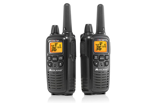 Midland LXT600BB FRS Business Two Way Radio Bundle with Charger and Headsets