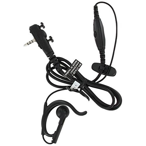 Motorola MH-37A4B-1 C Ring Headset with Inline Push to Talk Mic