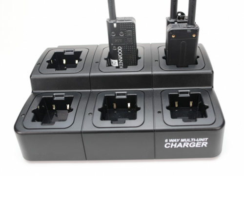 National 2 Way CH12BSKPKT23 12 Port Charging Tray for Kenwood PKT-23 Series Two Way Radios