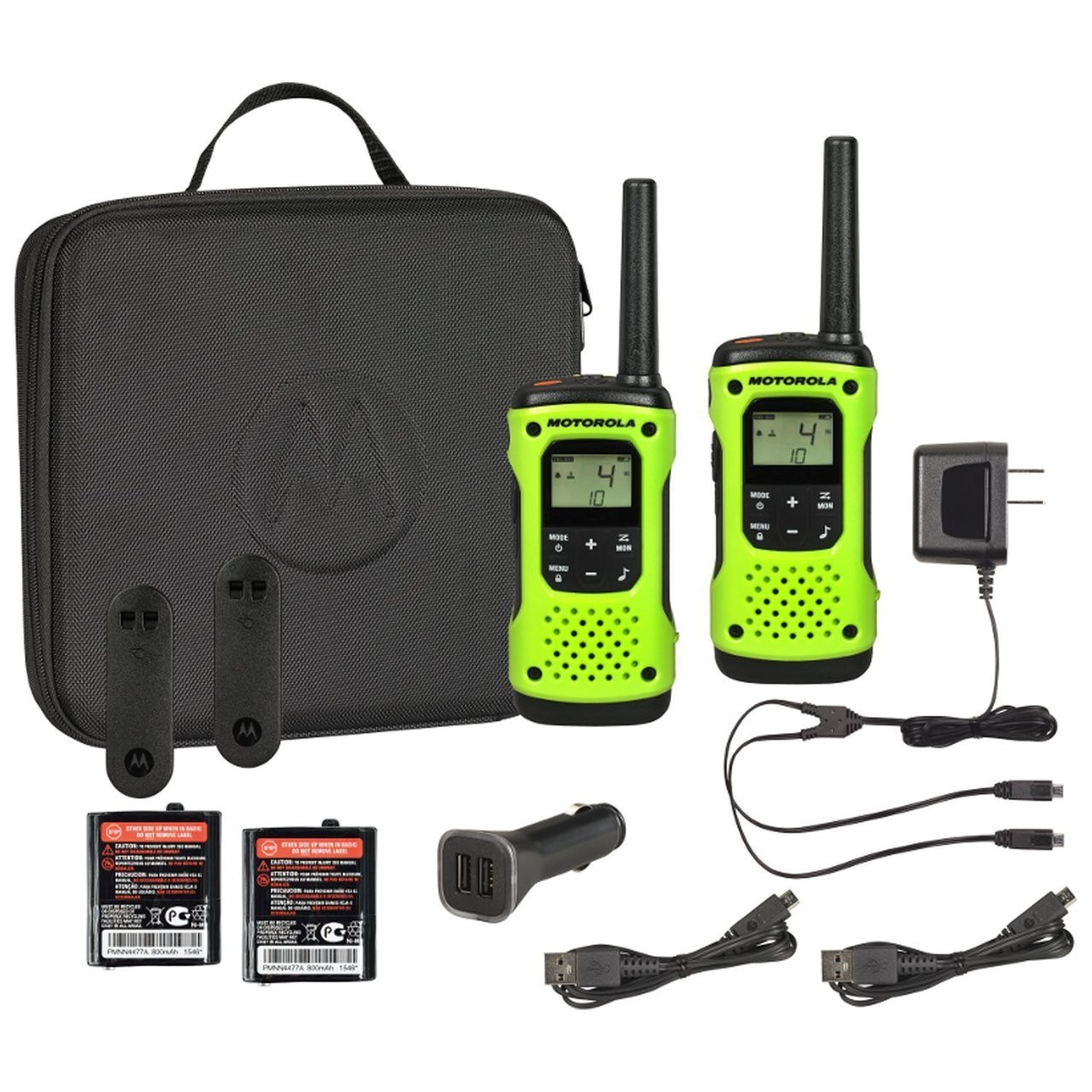 Motorola Talkabout T260TPG Radio, Green - 3 Pack