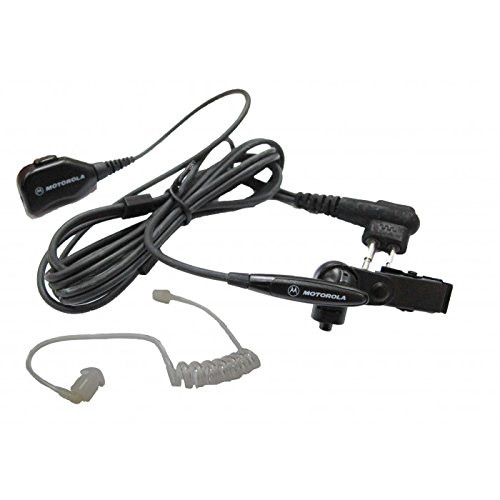 HYS Compatibile con auricolari Motorola, a forma di G, PTT con microfono,  auricolare radio a 2 pin, dp1400 cp040 gp300 Hytera Walkie Talkie Headset  per guardia del corpo : : Elettronica