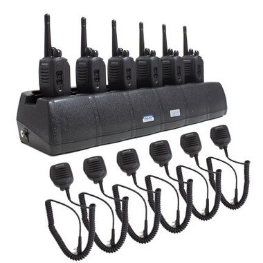 Kenwood TK-3360ISU16P Intrinsically Safe Radio 6 Pack & Multi-Charger