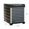 MightyBite® 10-Tray Dehydrator Dimensions