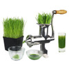 Stainless Steel Wheatgrass Juicer in use