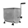 10 lb. Manual Meat Mixer turned to left showing handle