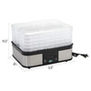 Refurbished 5 Tray Digital Dehydrator Dimensions