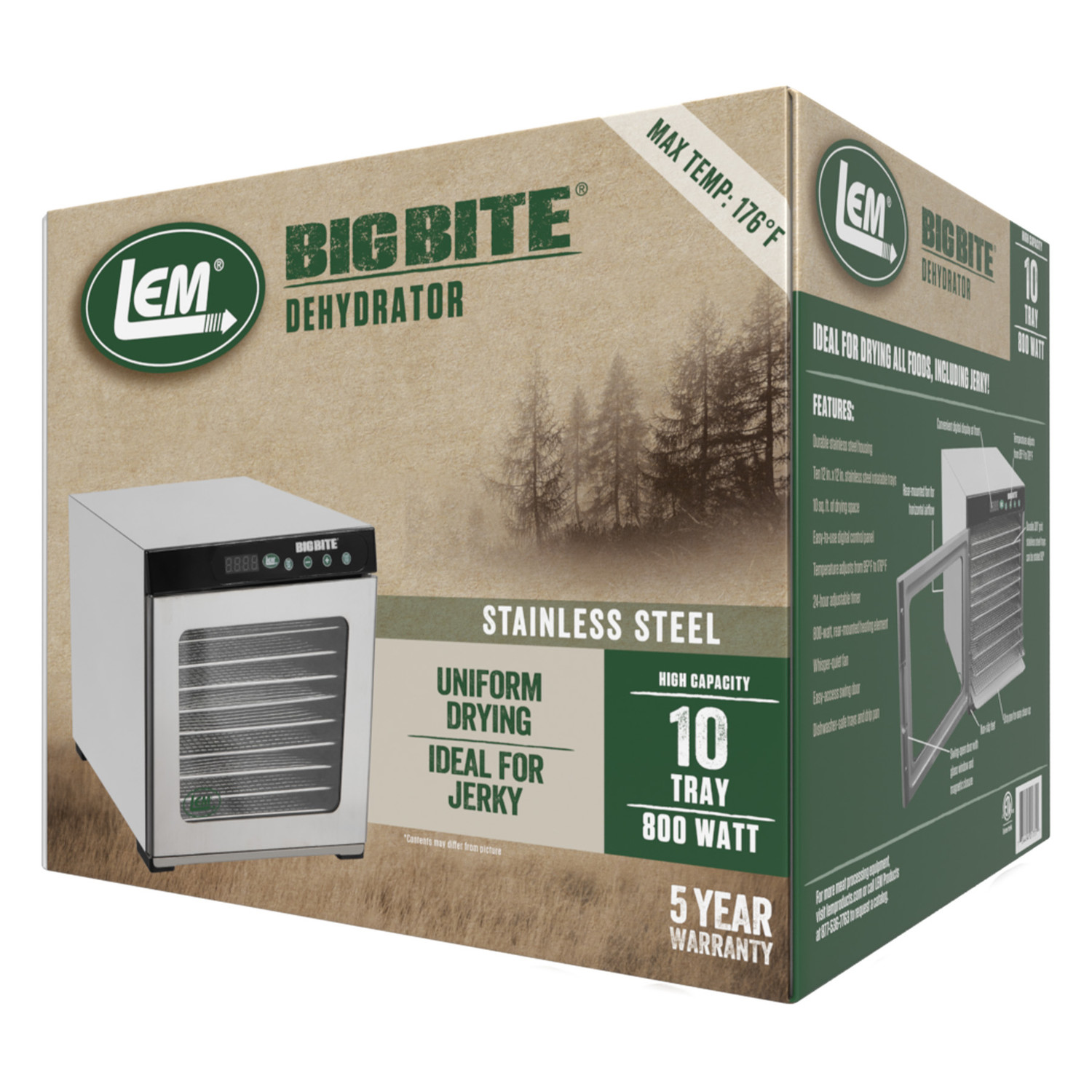 BigBite® 10-Tray Dehydrator