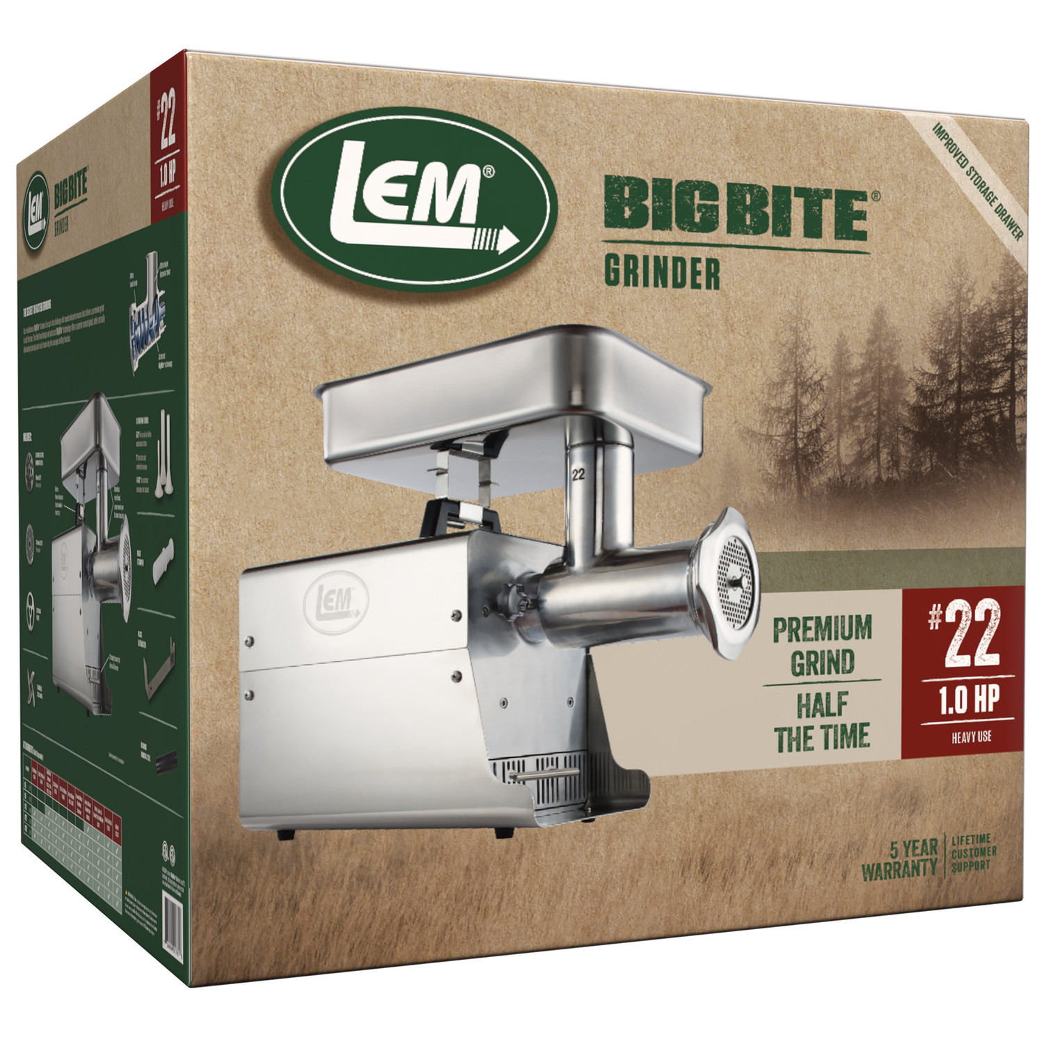 LEM Products BigBite Meat Grinder - Thumbnail 2