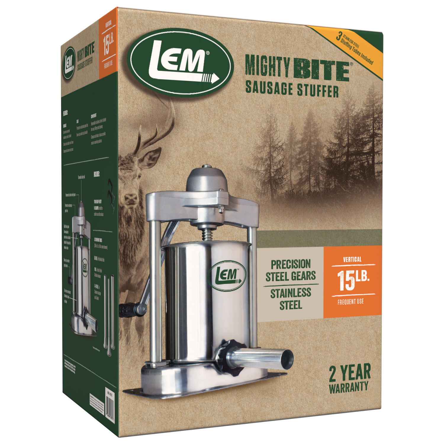 MightyBite® 15 lb. Vertical Sausage Stuffer