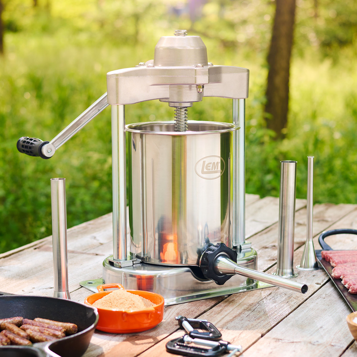 MightyBite® 15 lb. Vertical Sausage Stuffer