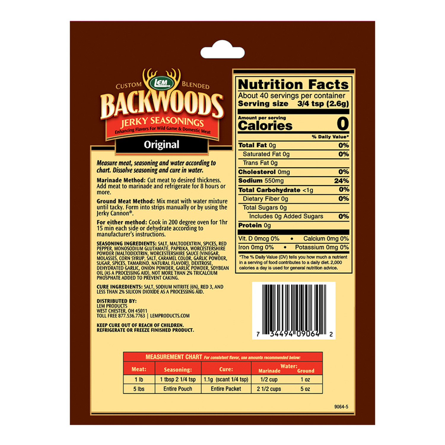 Backwoods® Original Jerky Seasoning