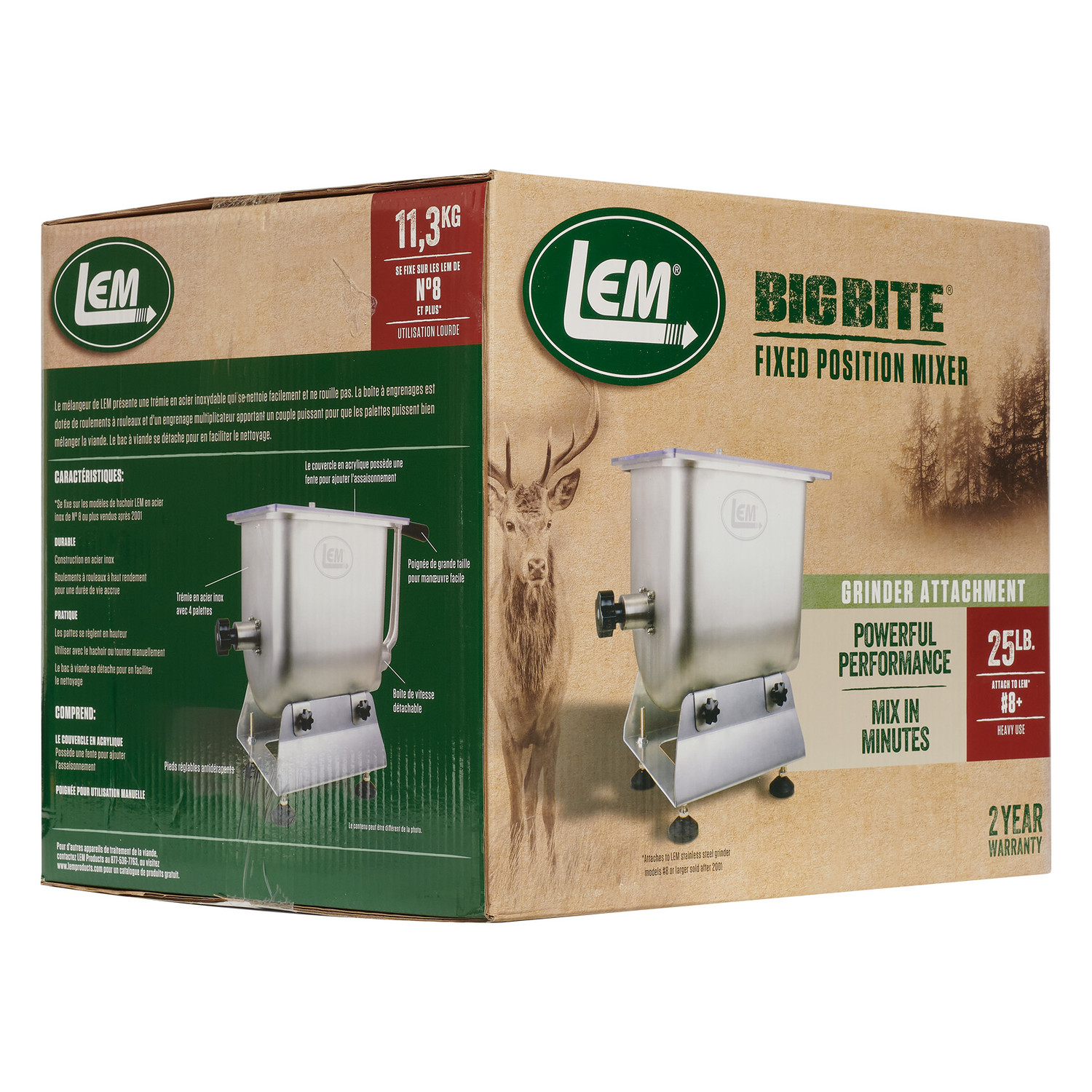 BigBite® Fixed Position Meat Mixer